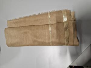 BEIGE AND GOLD SCARF